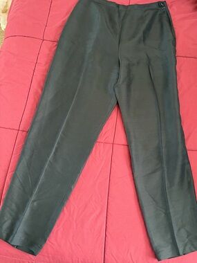 Women's Black Silk Pants